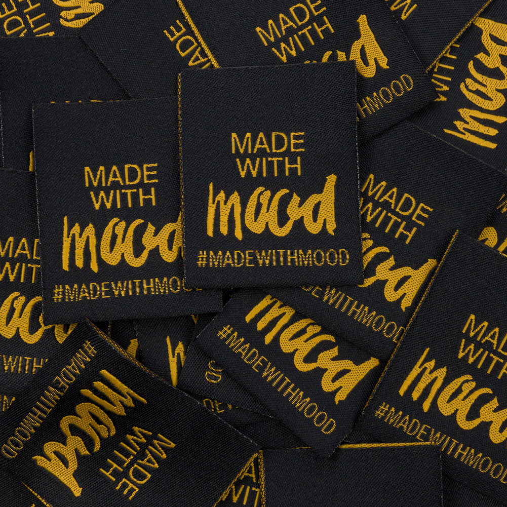 Made with Mood Sew-in Woven Labels - 25 Pieces Drape