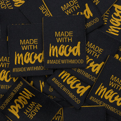 Made with Mood Sew-in Woven Labels - 25 Pieces Drape