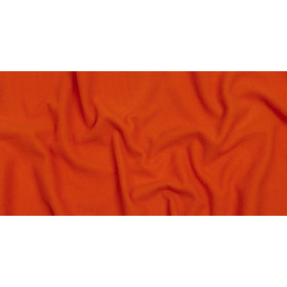 Wool and Cashmere Coating Made in Italy - Red Orange - Alberini Collection