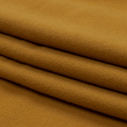 Wool and Cashmere Coating Made in Italy - Yellow Ochre - Alberini Collection