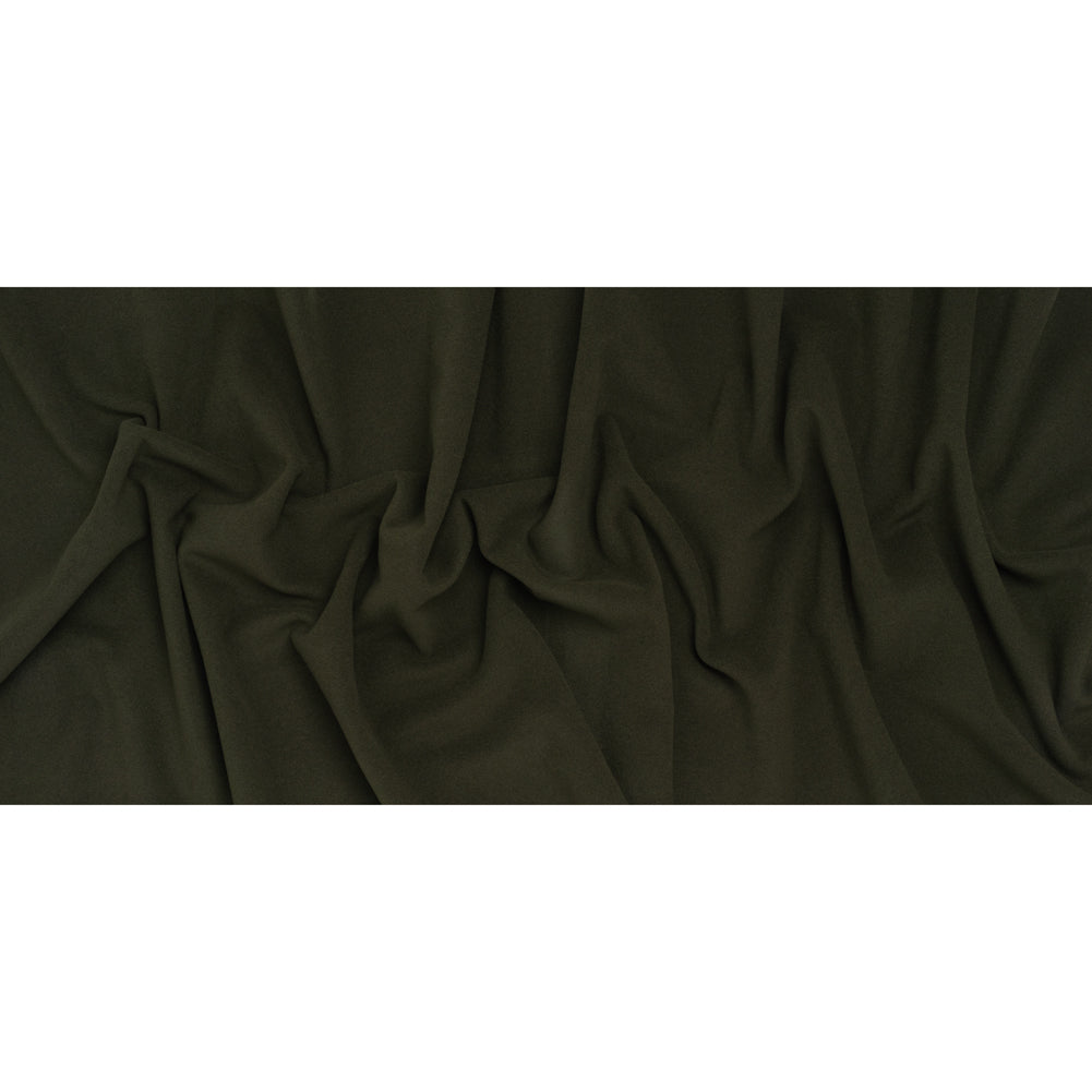 Wool and Cashmere Coating Made in Italy - Olive - Alberini Collection - Full