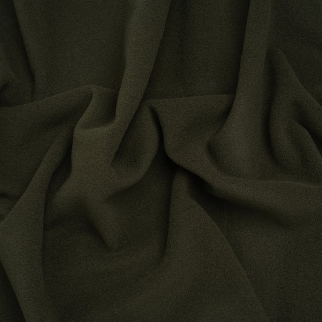 Wool and Cashmere Coating Made in Italy - Olive - Alberini Collection
