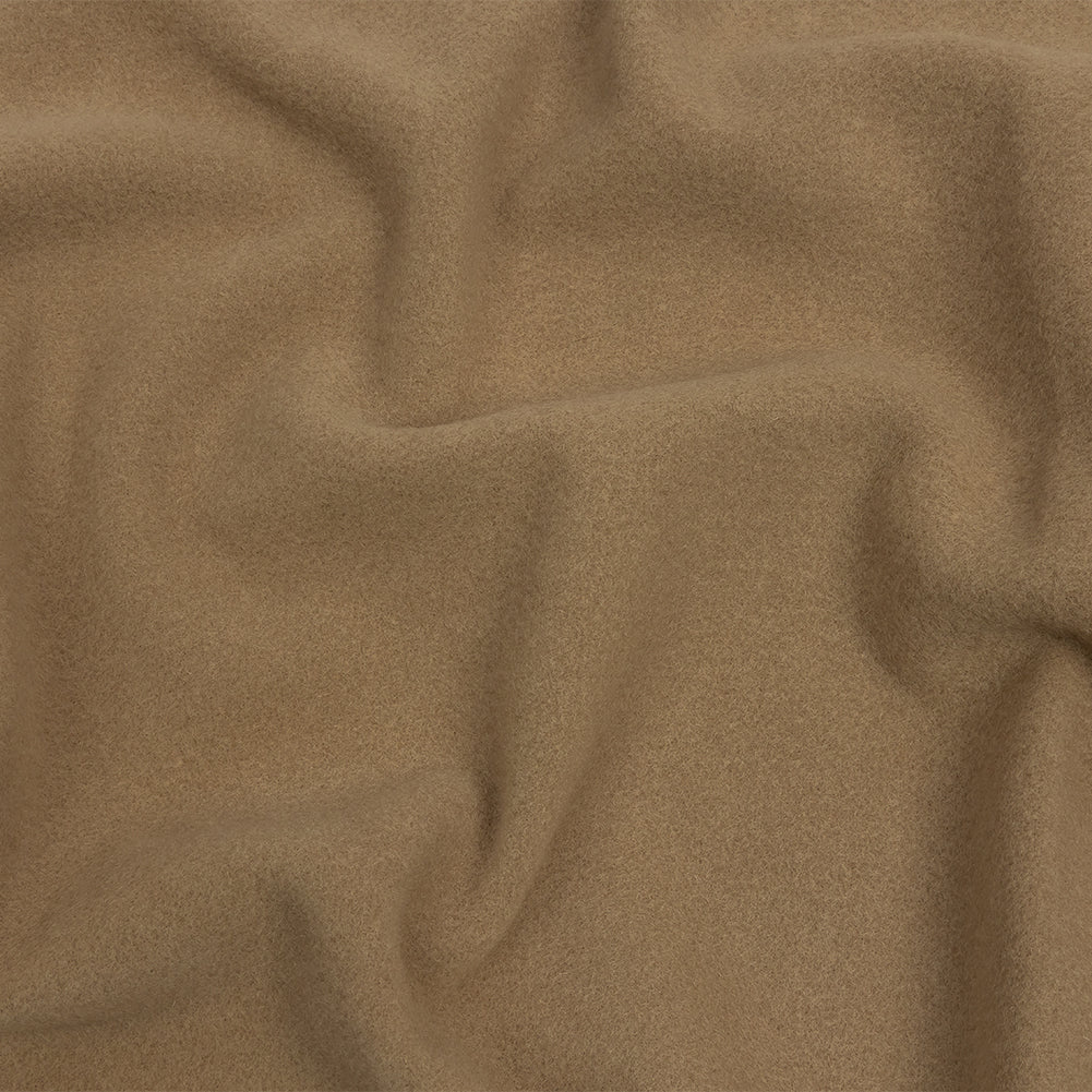 Wool and Cashmere Coating Made in Italy - Camel - Alberini Collection