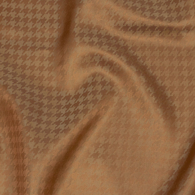 Houndstooth Jacquard Lining - Beige Tonal