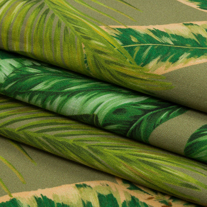Mood Exclusive Be Leaf in Me Stretch Cotton Sateen Folded