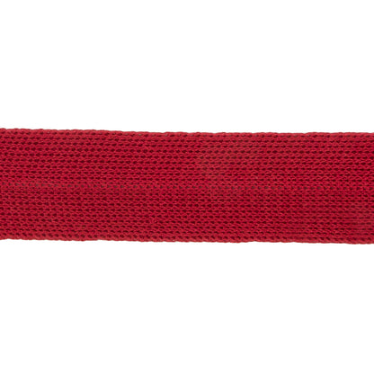 Carmine Cotton Knit Foldover Trim - 0.875" Detail