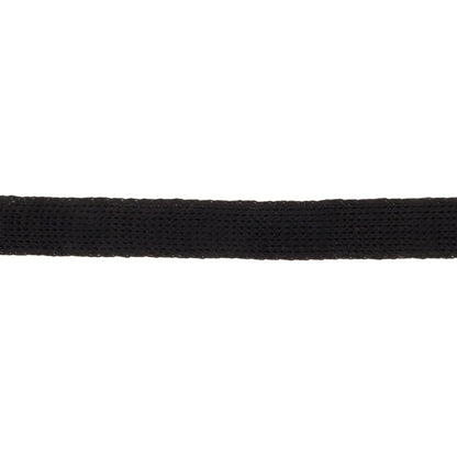 Black Cotton Knit Trim Tape - 0.375" Detail