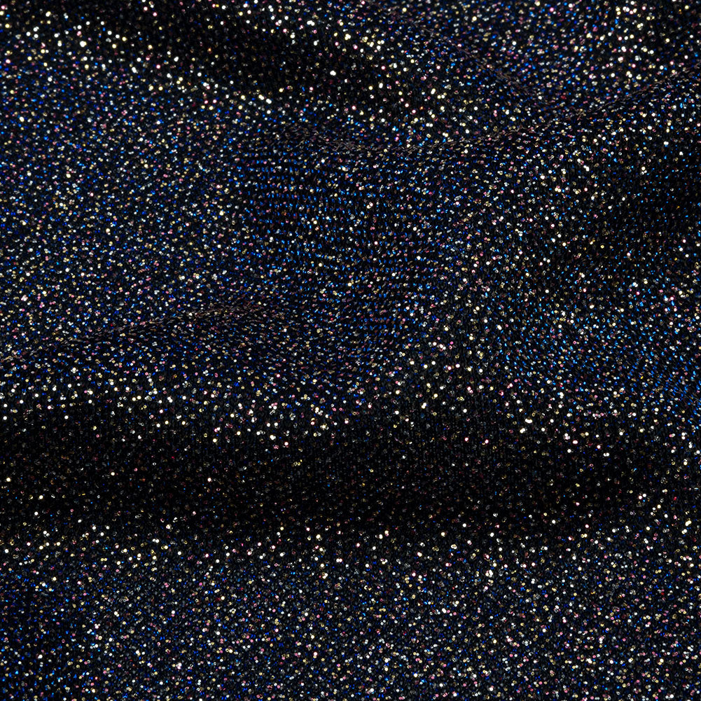 Nylon Knit with All-Over Glitter - Electric Blue - Sun Streams Collection - Detail