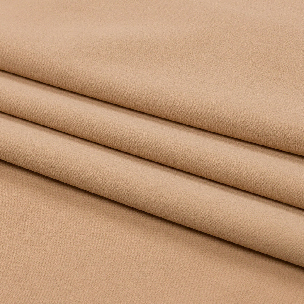 Beige Stretch Nylon Knit Folded