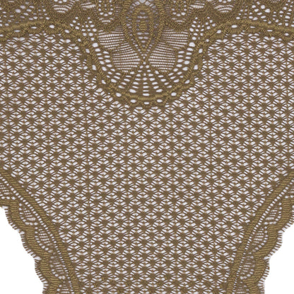 Moss Stretch Lace Panty Trim Panel - 10.25" x 14.25" Detail