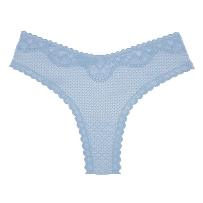 Sky Blue Stretch Lace Panty Trim Panel - 10.25" x 14.25"