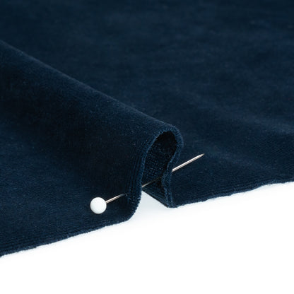 Polyester Velour - Navy Detail