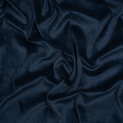 Polyester Velour - Navy