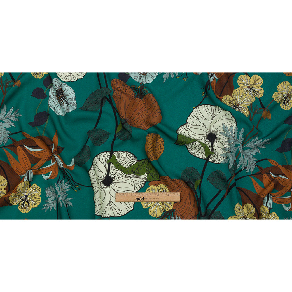 Mood Exclusive Jade How Gardens Grow Viscose Woven - Full