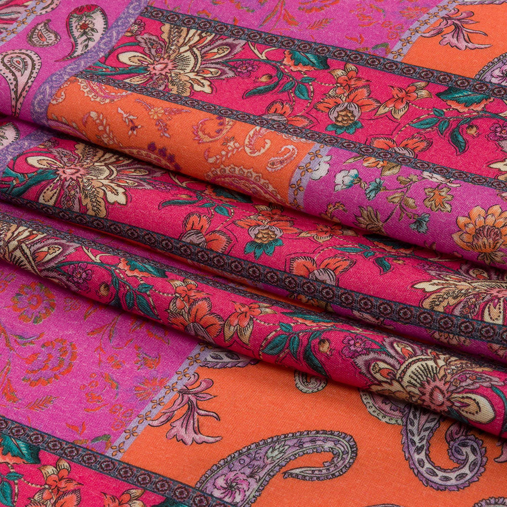 Mood Exclusive Paisley Maze Viscose Woven - Folded