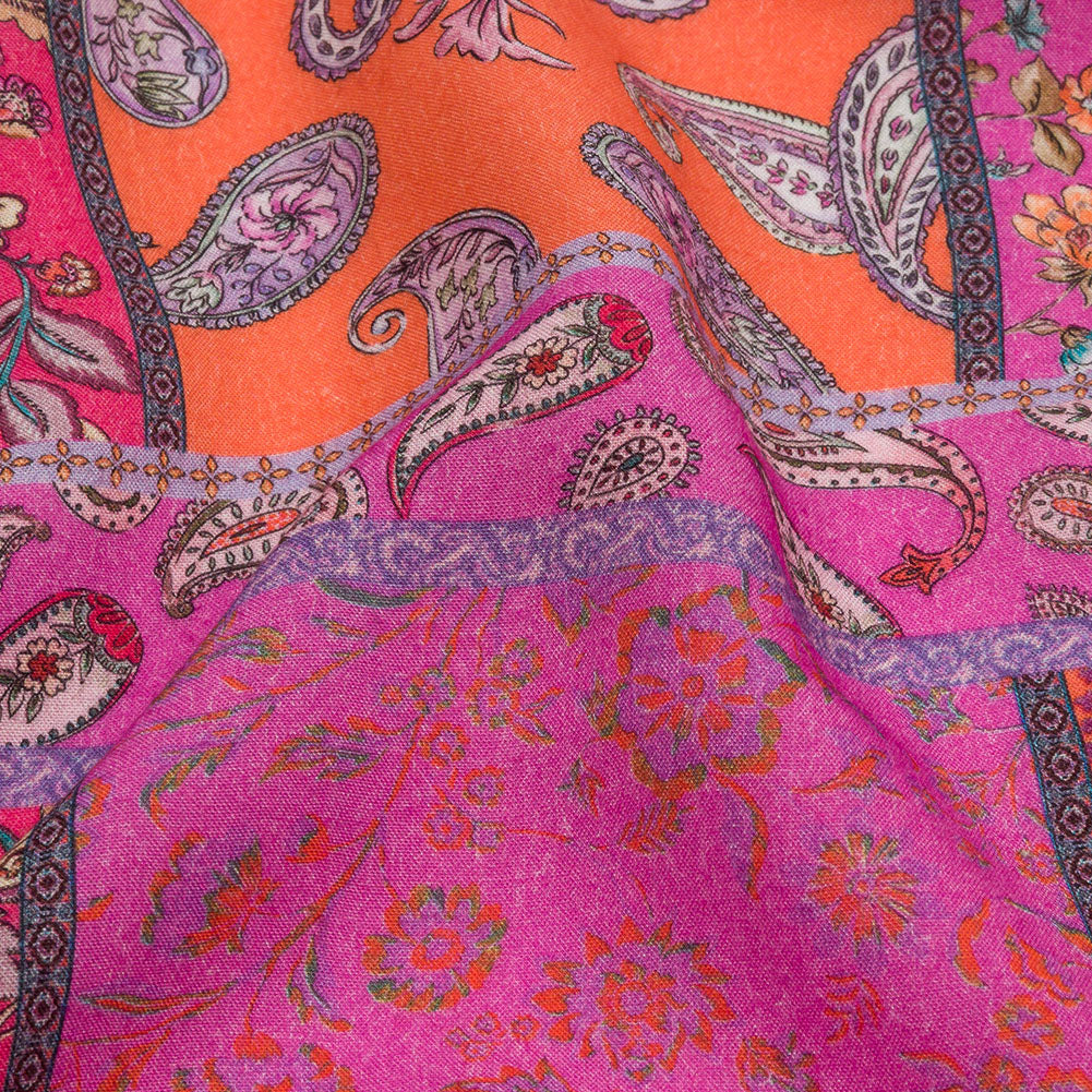 Mood Exclusive Paisley Maze Viscose Woven - Detail