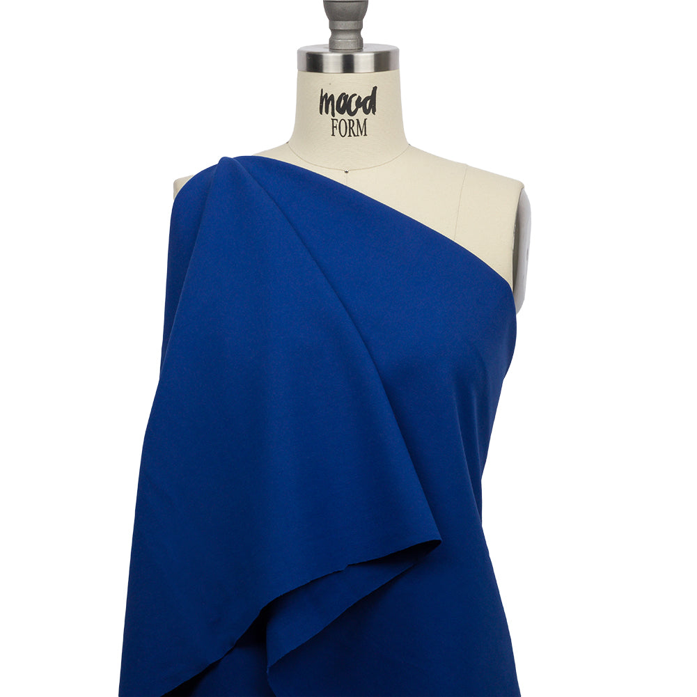 Stretch Ponte Knit - Cobalt Blue - Papilio Collection - Drape