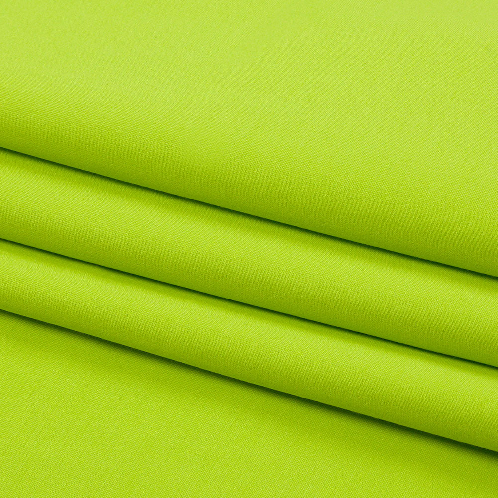 Stretch Ponte Knit - Lime Green - Papilio Collection - Folded