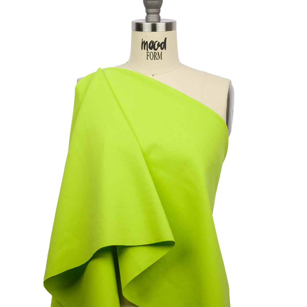 Stretch Ponte Knit - Lime Green - Papilio Collection - Drape