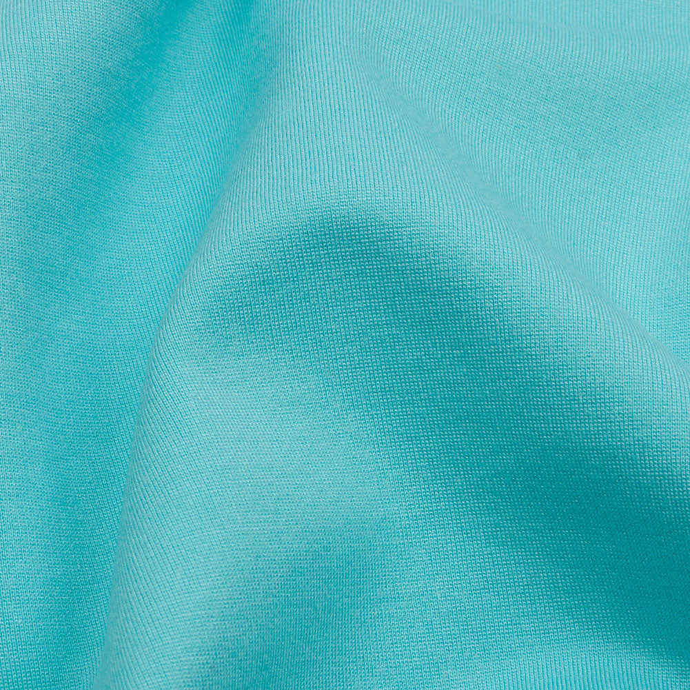 Stretch Ponte Knit - Sky Blue - Papilio Collection - Detail