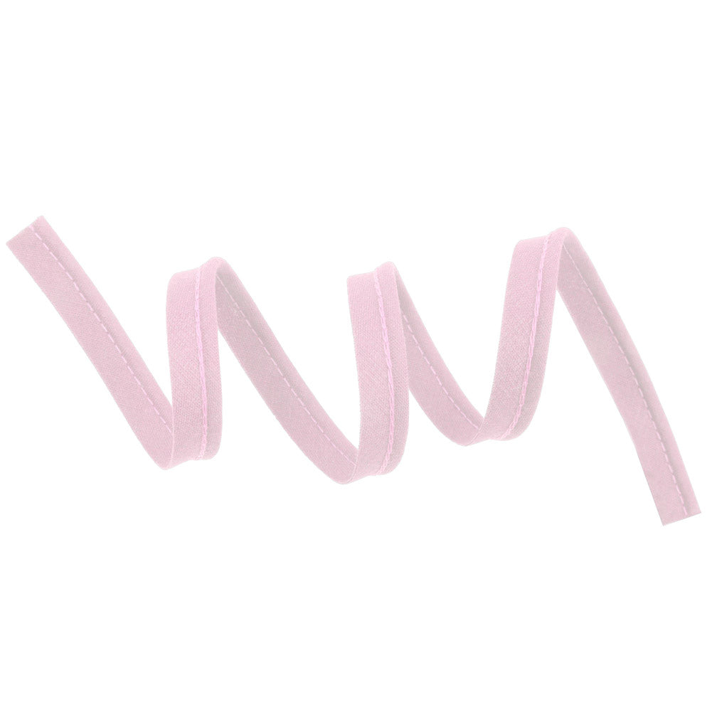 Pepper French Baby Pink Cotton Blend Piping - 10mm Detail