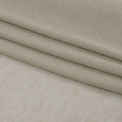 Famous Designer Light Stone Viscose and Cotton Lightweight Interlock Knit Folded