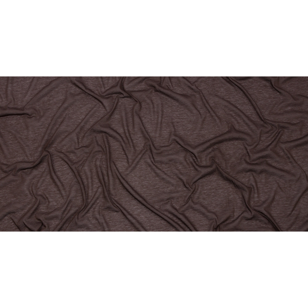 Famous Designer Brown Featherweight Cotton Jersey Full