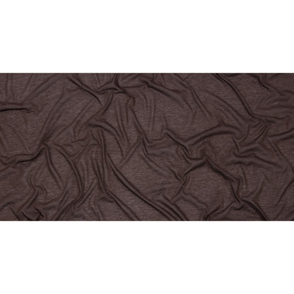 Famous Designer Brown Featherweight Cotton Jersey Full