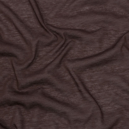 Famous Designer Brown Featherweight Cotton Jersey
