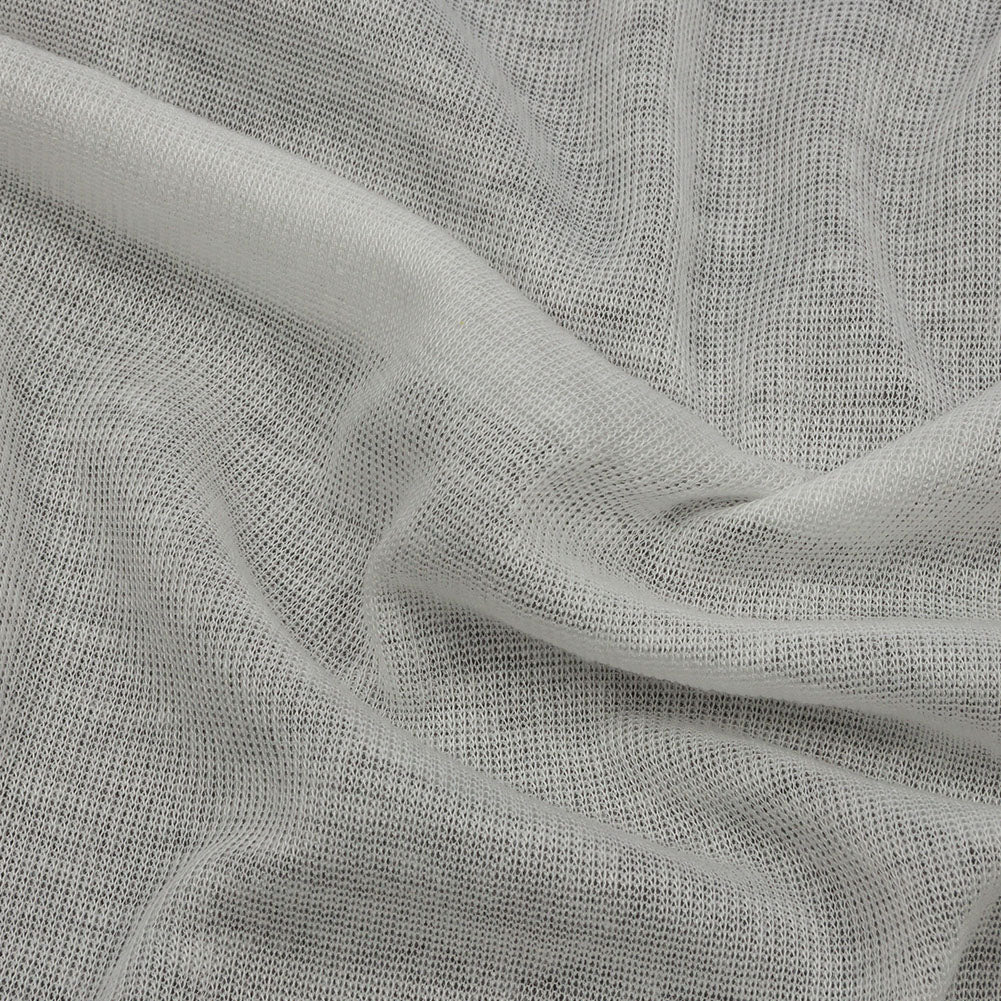 Famous Designer Off White Viscose and Cotton Lightweight Interlock Knit Detail