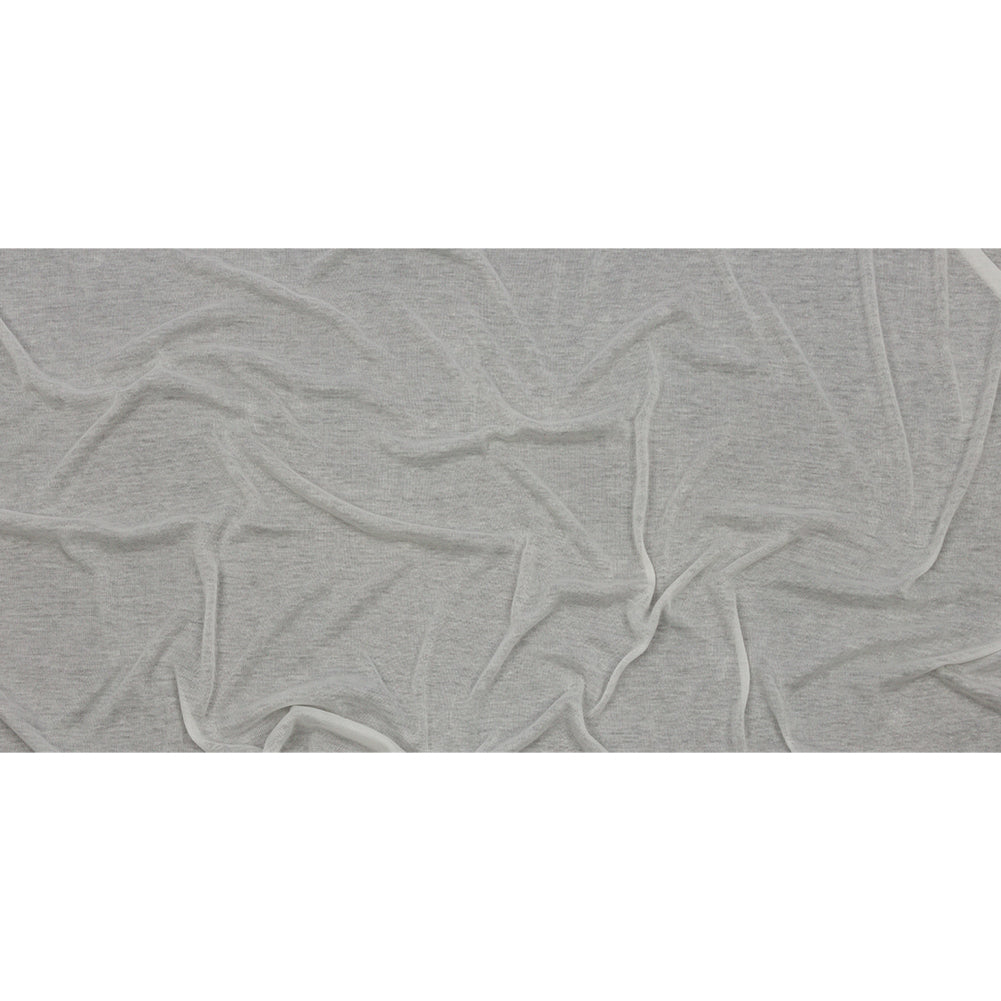 Famous Designer Off White Viscose and Cotton Lightweight Interlock Knit Full