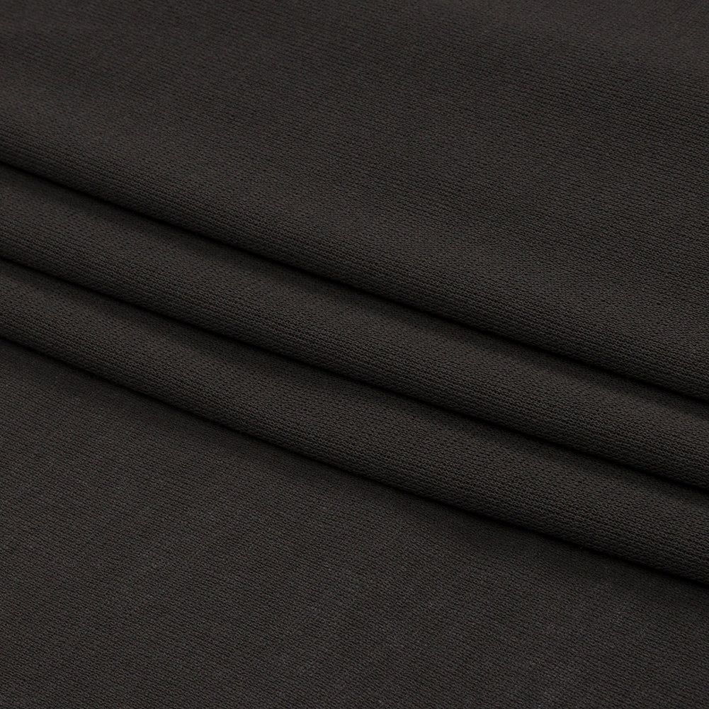 Famous Designer Gray Viscose Crepe Knit Folded