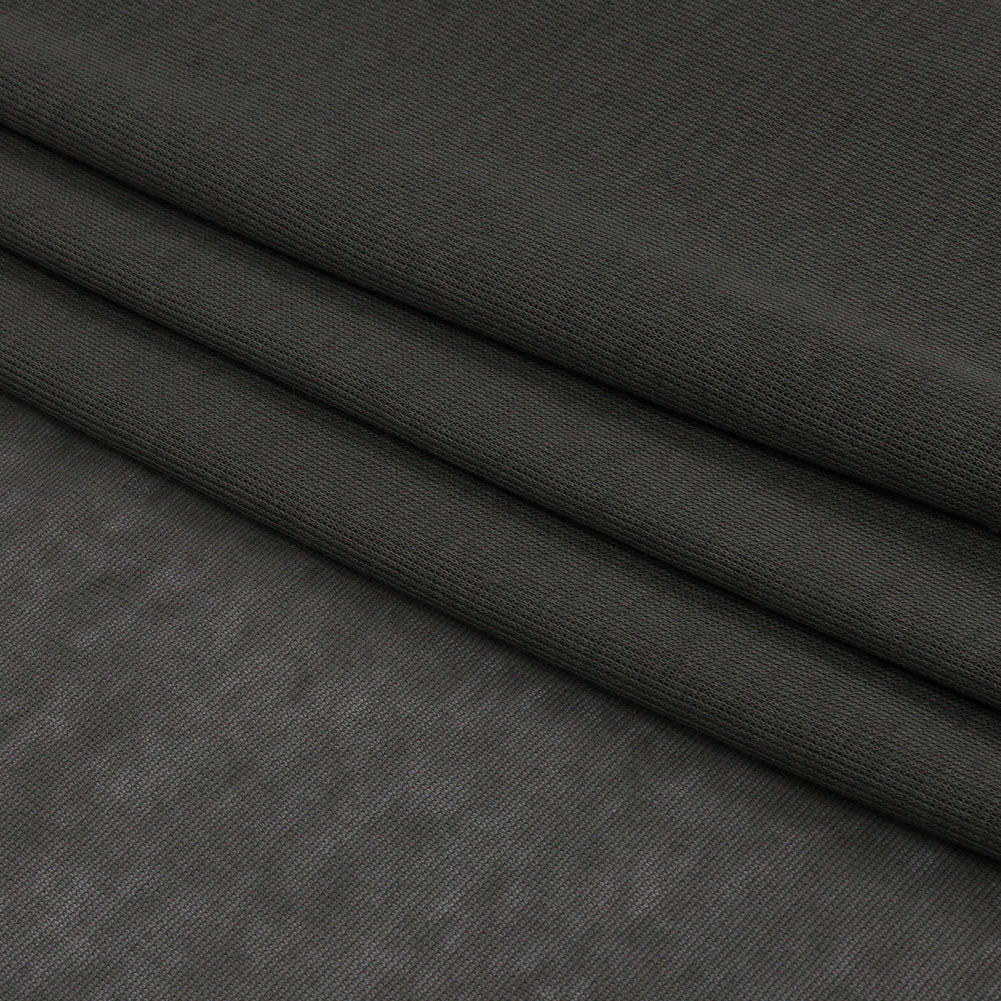 Famous Designer Stone Lightweight Cotton Interlock Knit Folded