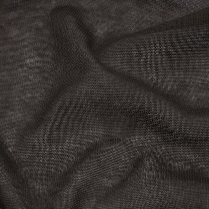 Famous Designer Dark Gray Lightweight Cotton Interlock Knit Detail