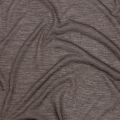 Famous Designer Taupe Featherweight Viscose and Cotton Jersey