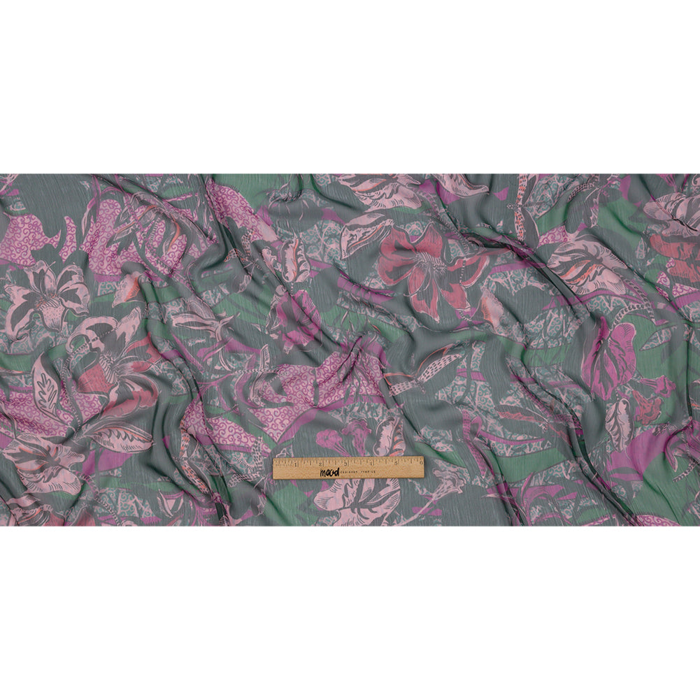 Mood Exclusive Jungle Jam Crinkled Polyester Chiffon Full
