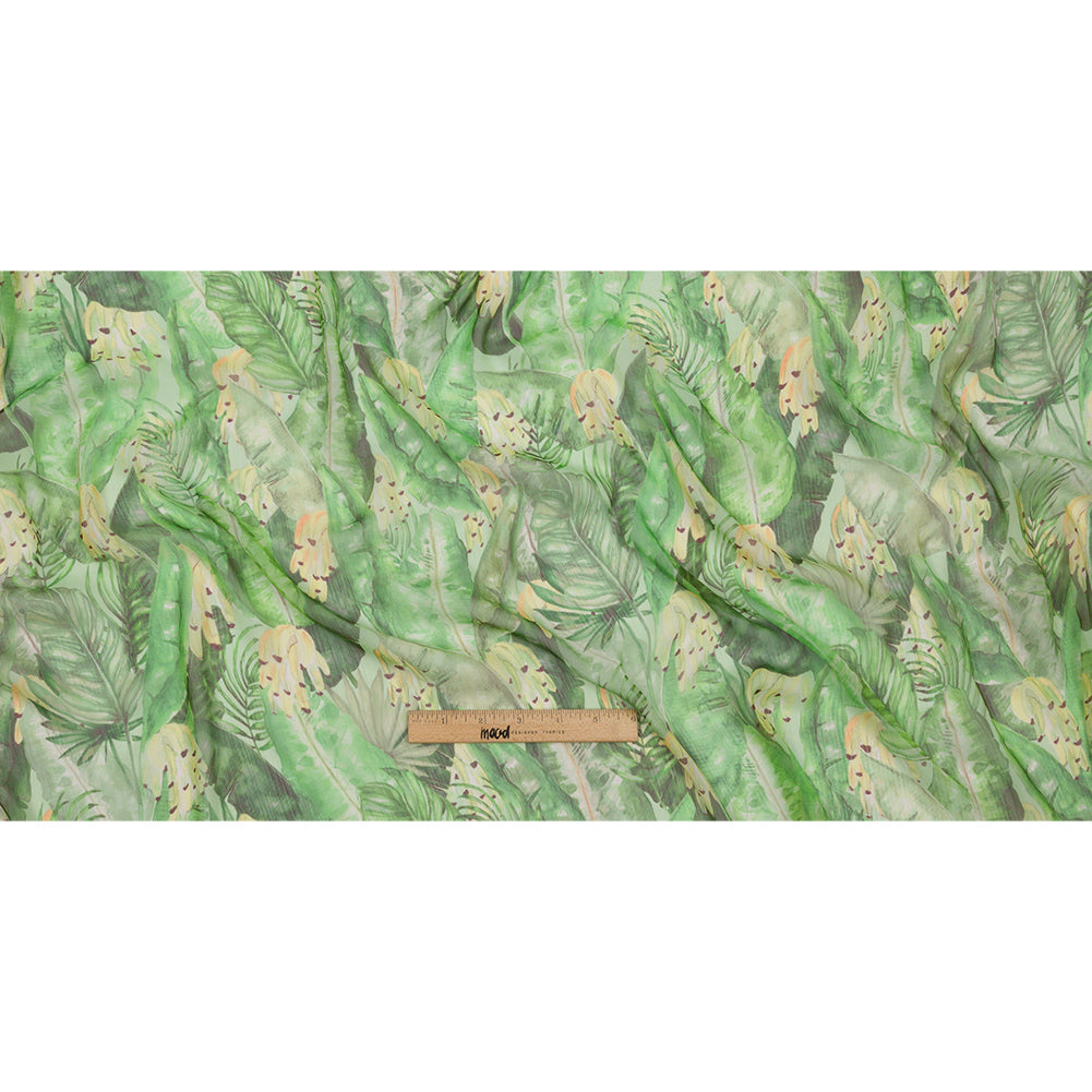 Mood Exclusive Banana Bonanza Crinkled Polyester Chiffon Full