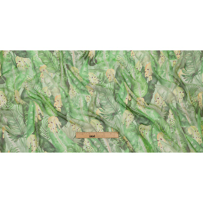 Mood Exclusive Banana Bonanza Crinkled Polyester Chiffon Full