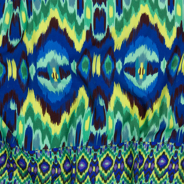 Mood Exclusive Peacock Parade Stretch Sustainable Rayon Batiste