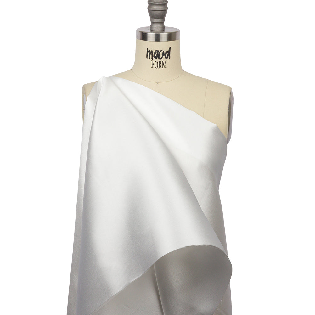Polyester Mikado - White - Nicolette Collection - Drape