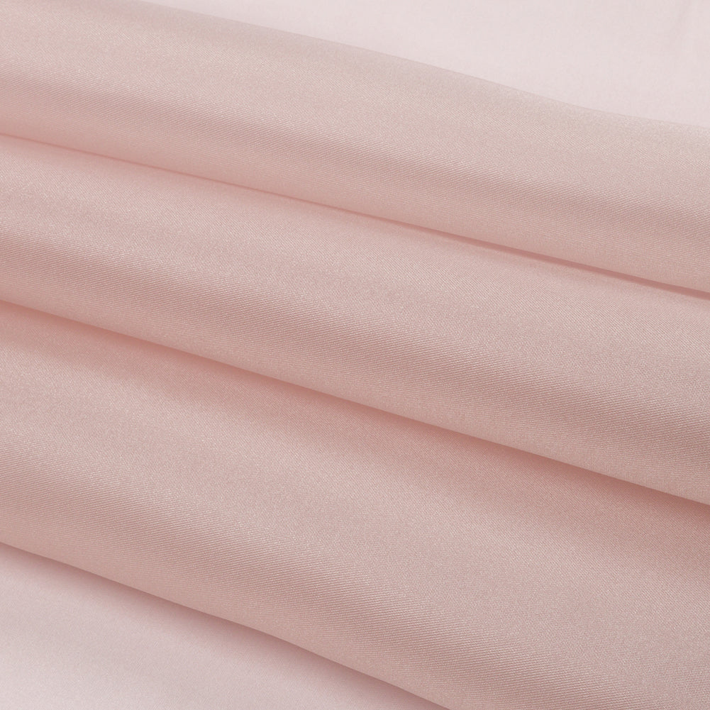 Polyester Twill Organdy - Shimmering Nude - Quinn Collection - Folded