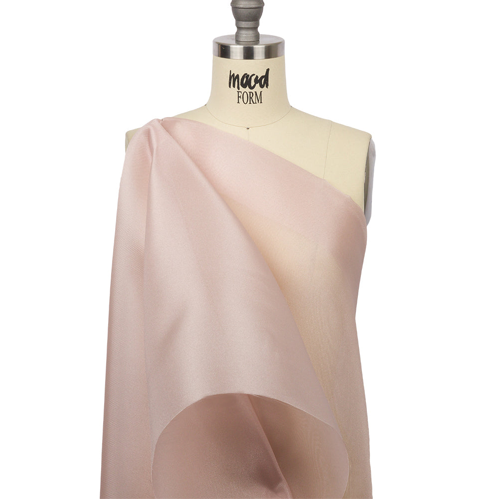 Polyester Twill Organdy - Shimmering Nude - Quinn Collection - Drape