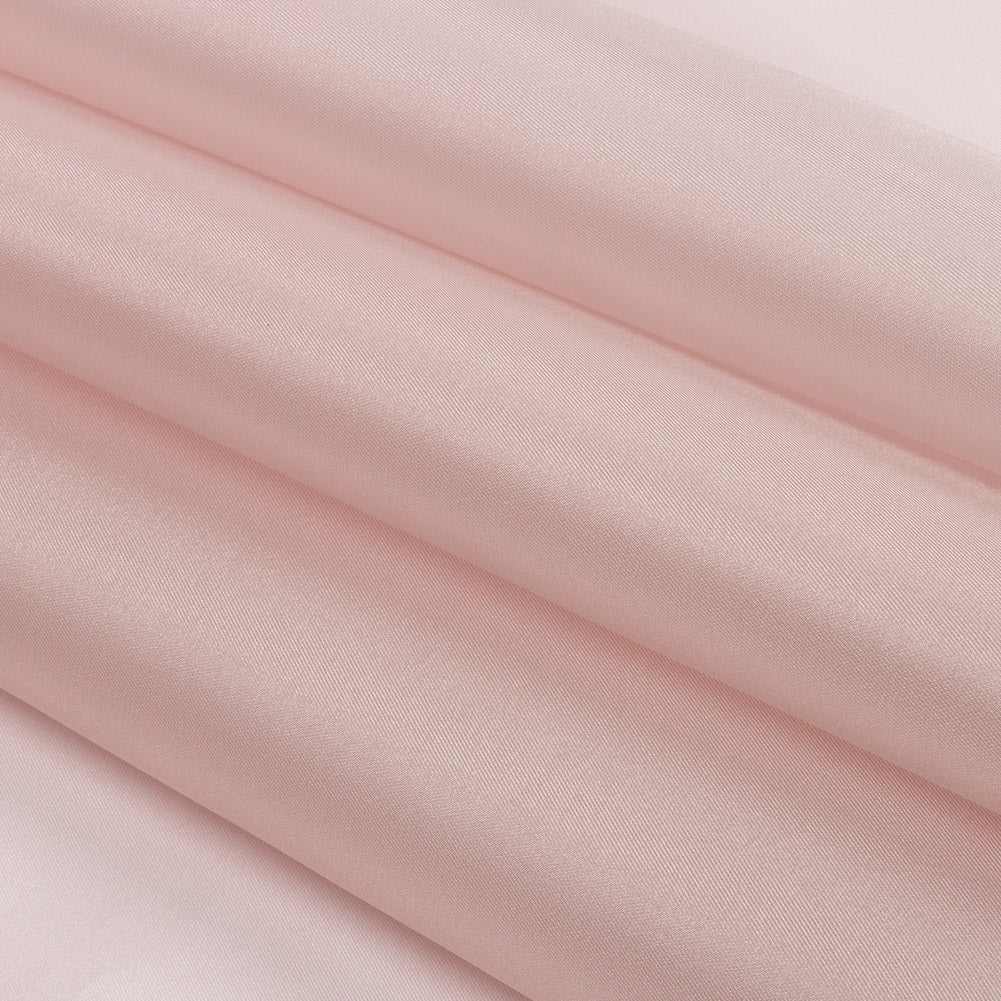 Polyester Twill Organdy - Shimmering Rose Gold - Quinn Collection - Folded