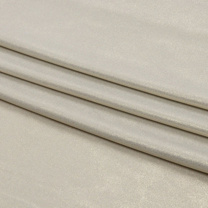 Polyester Interlock Knit with Gold Foiling - Pale Gray - Oriana Collection