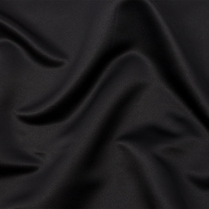 Polyester Duchess Satin - Black - Dominique Collection