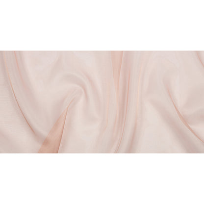 Polyester Mesh Organza with Silver Glitter - Rose Gold - Starlight Collection