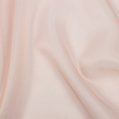 Polyester Mesh Organza with Silver Glitter - Rose Gold - Starlight Collection