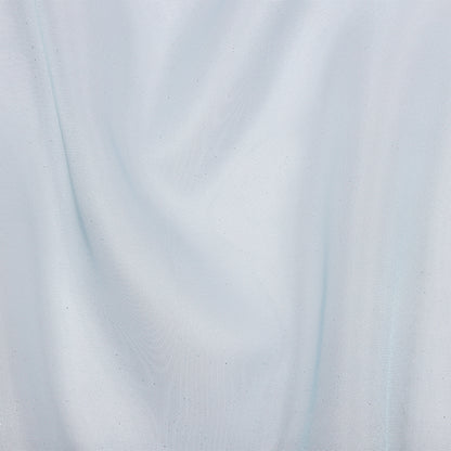 Polyester Mesh Organza with Silver Glitter - Sky Blue - Starlight Collection