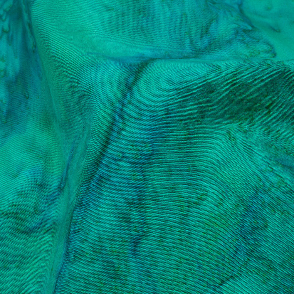 Island Batiks Foundation Basics Parakeet Abstract Quilting Cotton - Detail