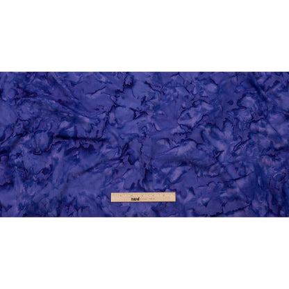 Island Batiks Foundation Basics Blurple Abstract Quilting Cotton